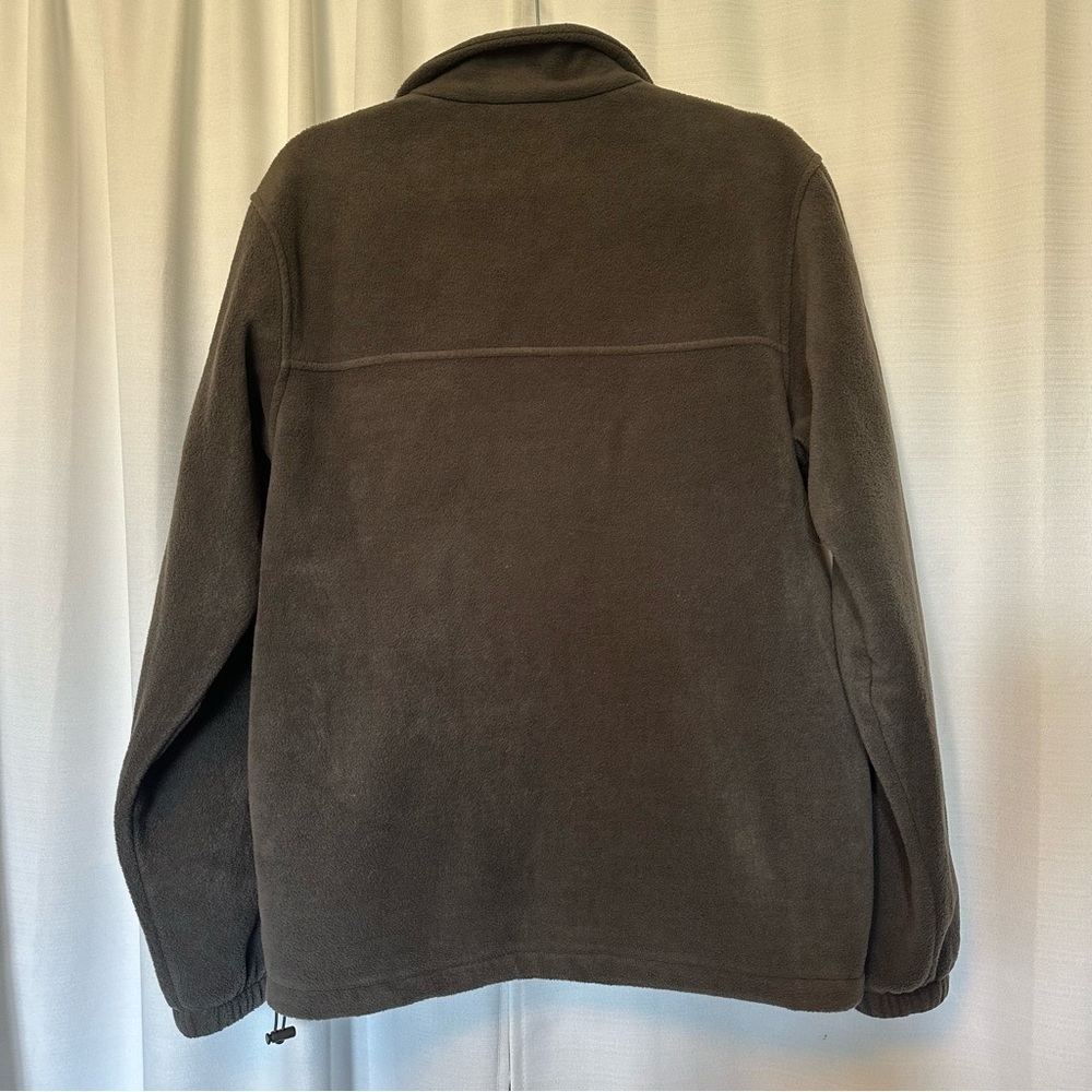 Columbia Jacket Men's Fleece Size Medium Full Zip Long Sleeve Outdoor Gray - Picture 10 of 12